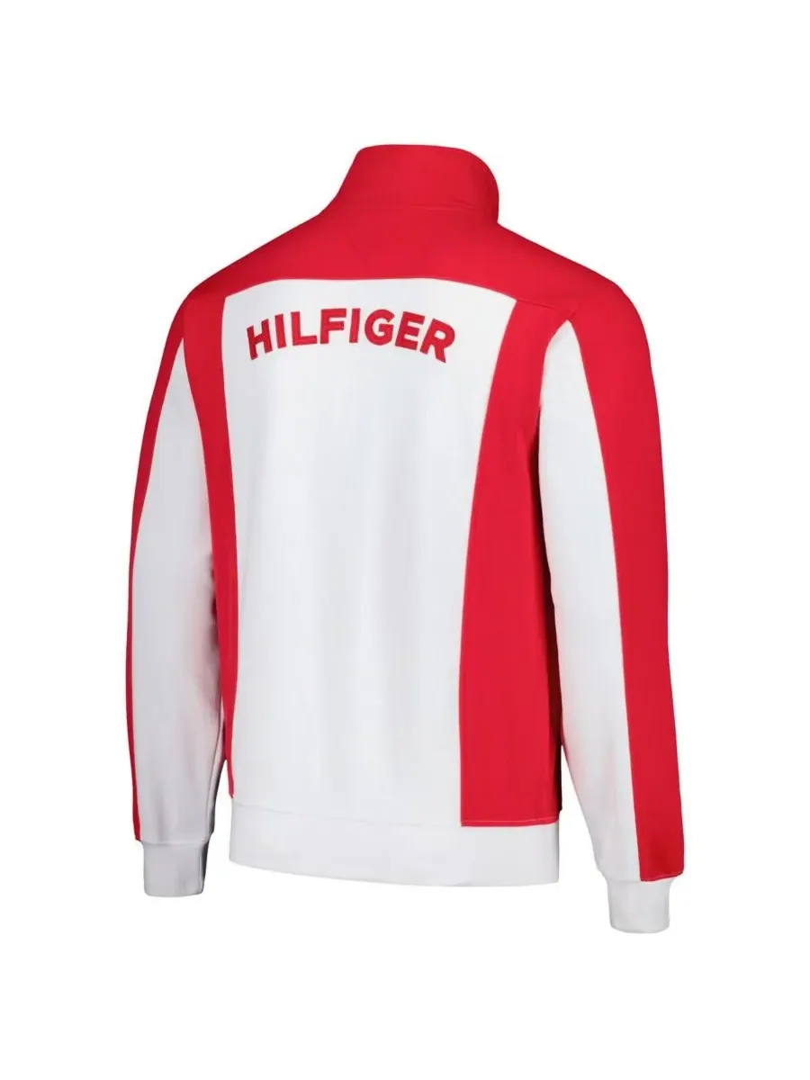 Tommy Hilfiger Мужская белая/красная спортивная куртка Kansas City Chiefs Nolan на молнии — изображение 2 из 3, белый красный