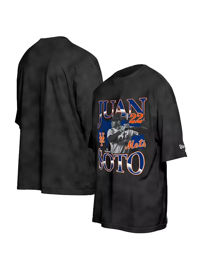 Мужская футболка Juan Soto Black New York Mets Batter Up Player New Era