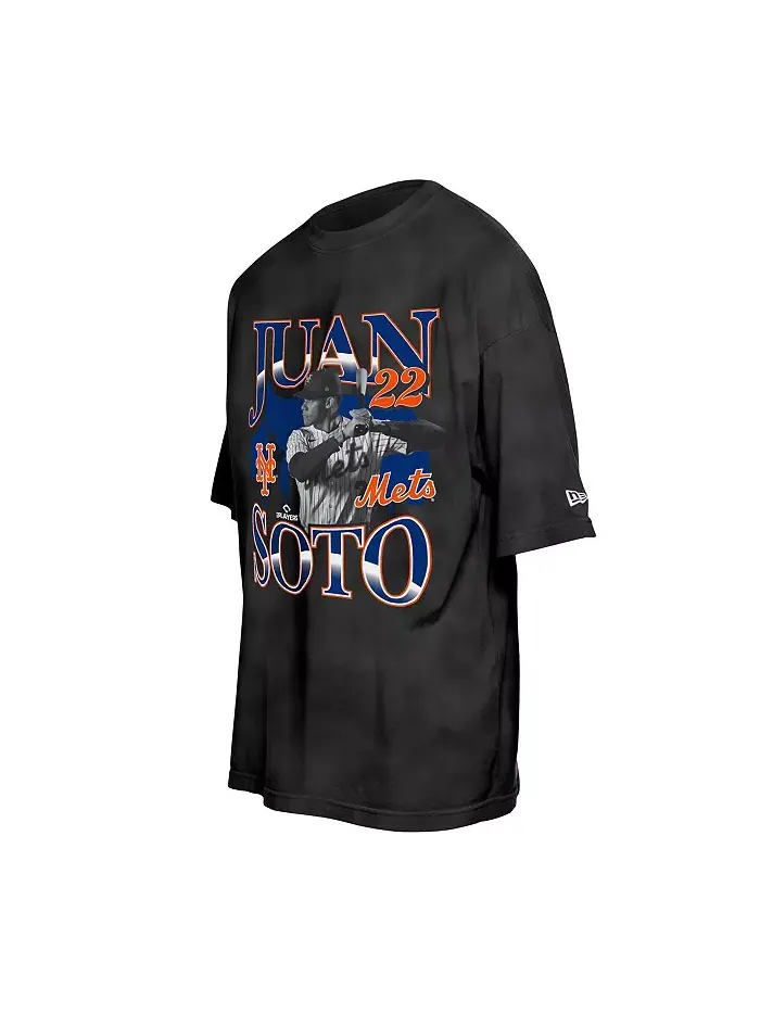 Мужская футболка Juan Soto Black New York Mets Batter Up Player New Era — изображение 3 из 4