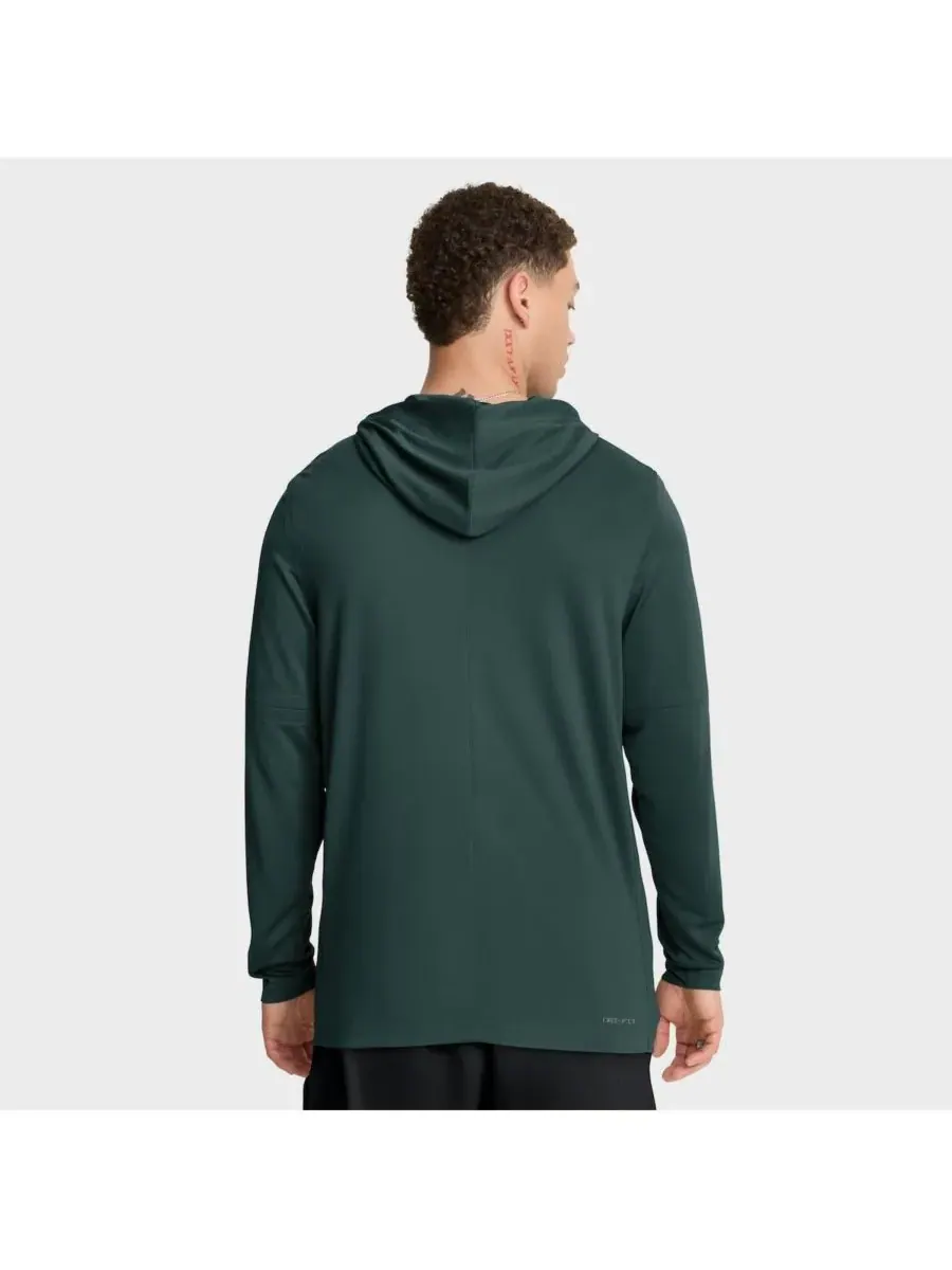 Nike Мужская зеленая толстовка с длинными рукавами Michigan State Spartans 2025 Sideline Performance — изображение 2 из 5