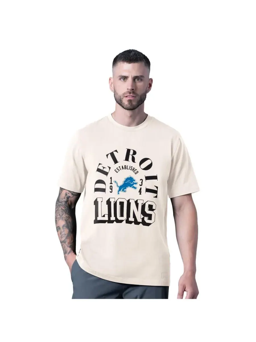 MSX by Michael Strahan Мужская белая футболка Detroit Lions Whiteout