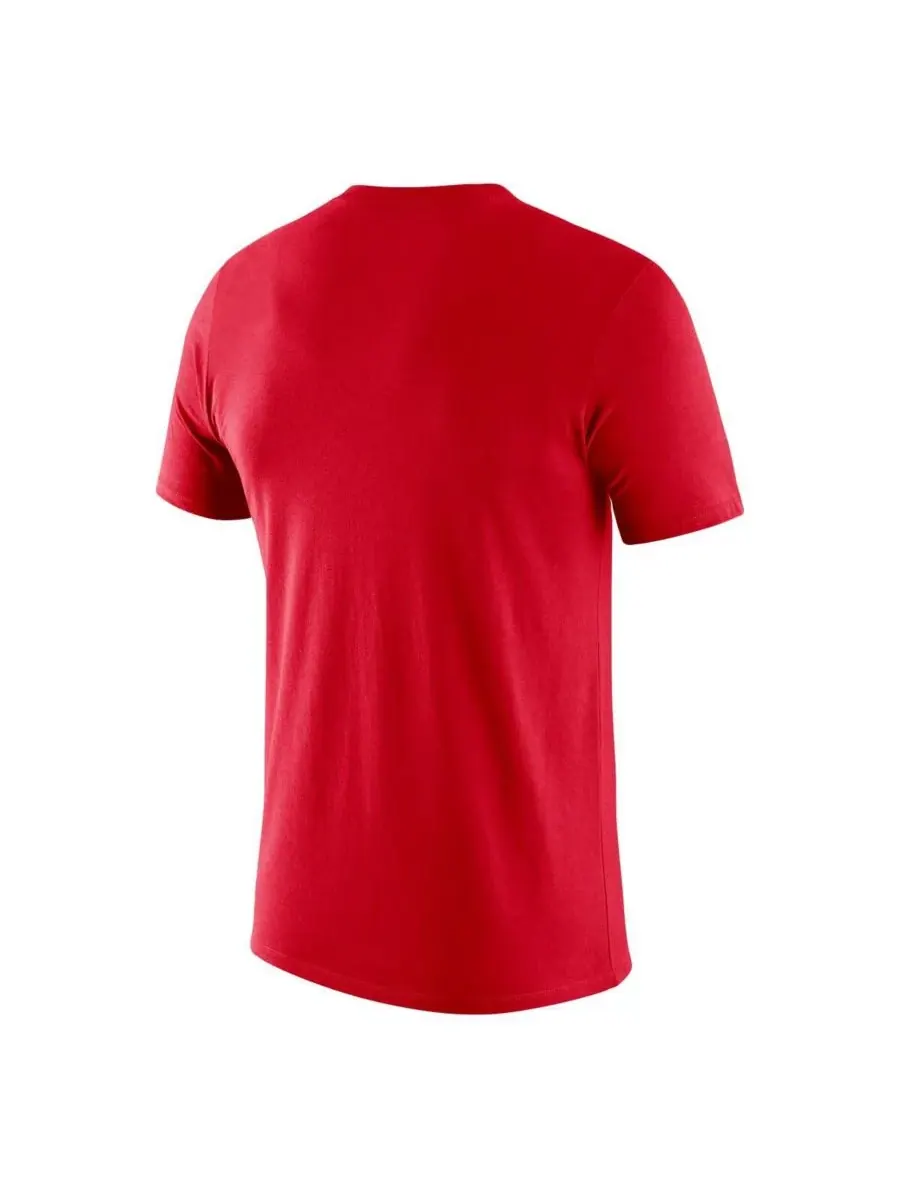 Мужская алая футболка футбольной команды Rutgers Scarlet Knights Nike — изображение 2 из 3, алый