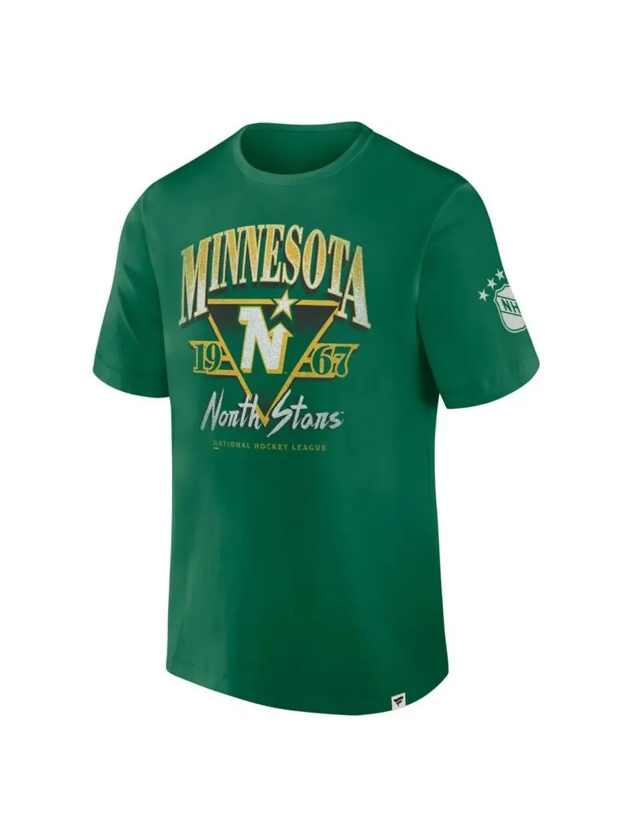 Fanatics Мужская футболка Kelly Green Minnesota North Stars из коллекции Decades — изображение 3 из 3, зеленый