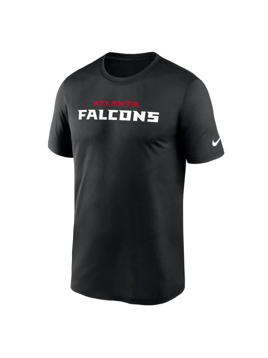 Мужская футболка Atlanta Falcons Primetime Legend Performance с логотипом команды Nike — изображение 3 из 3, черный
