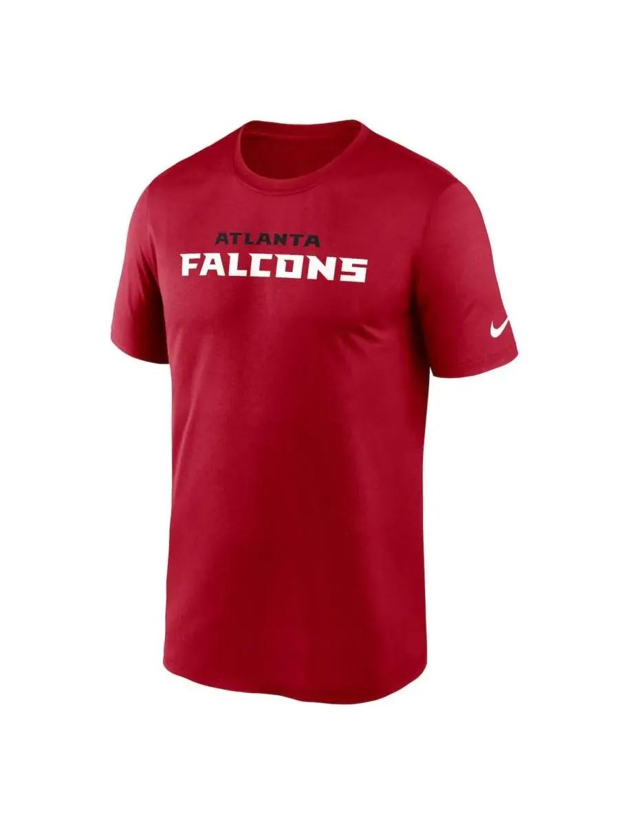 Мужская футболка Atlanta Falcons Primetime Legend Performance с логотипом команды Nike — изображение 2 из 5, красный