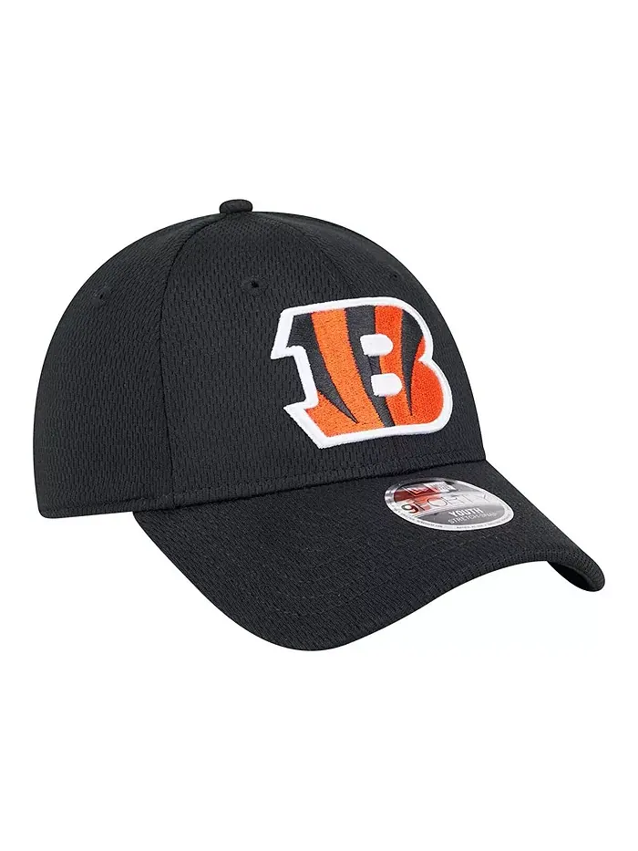 Дошкольная черная шапка Cincinnati Bengals Main 9FORTY с регулируемой высотой New Era — изображение 4 из 4