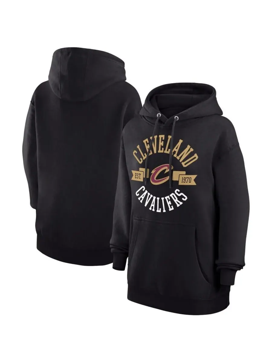 G-III 4Her by Carl Banks Женская черная толстовка с капюшоном Cleveland Cavaliers City Pullover
