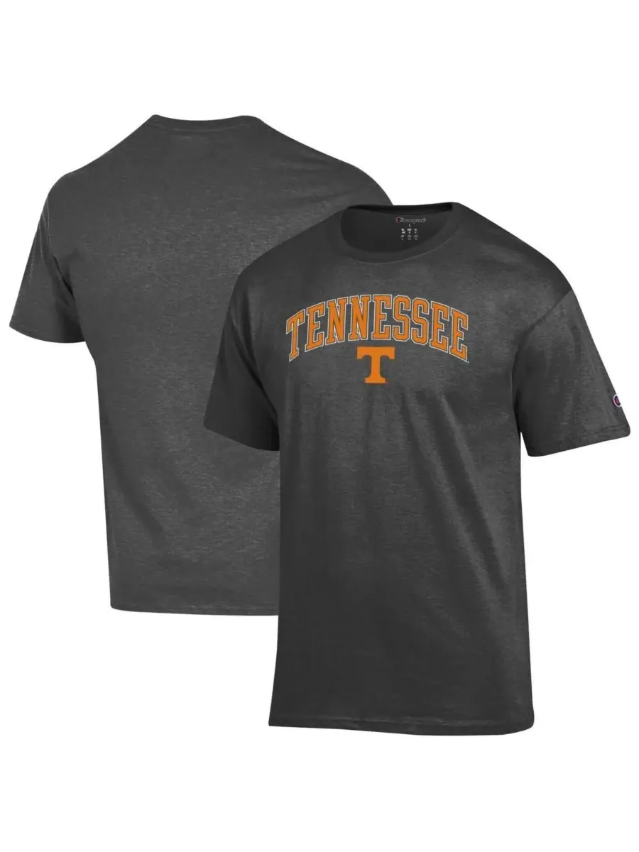 Champion Мужская футболка с арочным логотипом команды Tennessee Volunteers цвета хаки