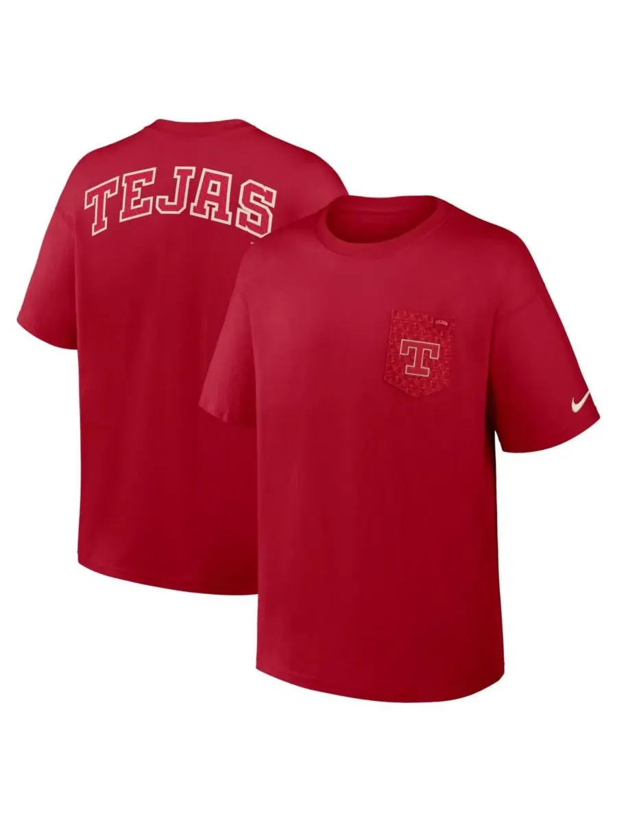 Футболка свободного кроя с карманом Texas Rangers City Connect Max90 Nike