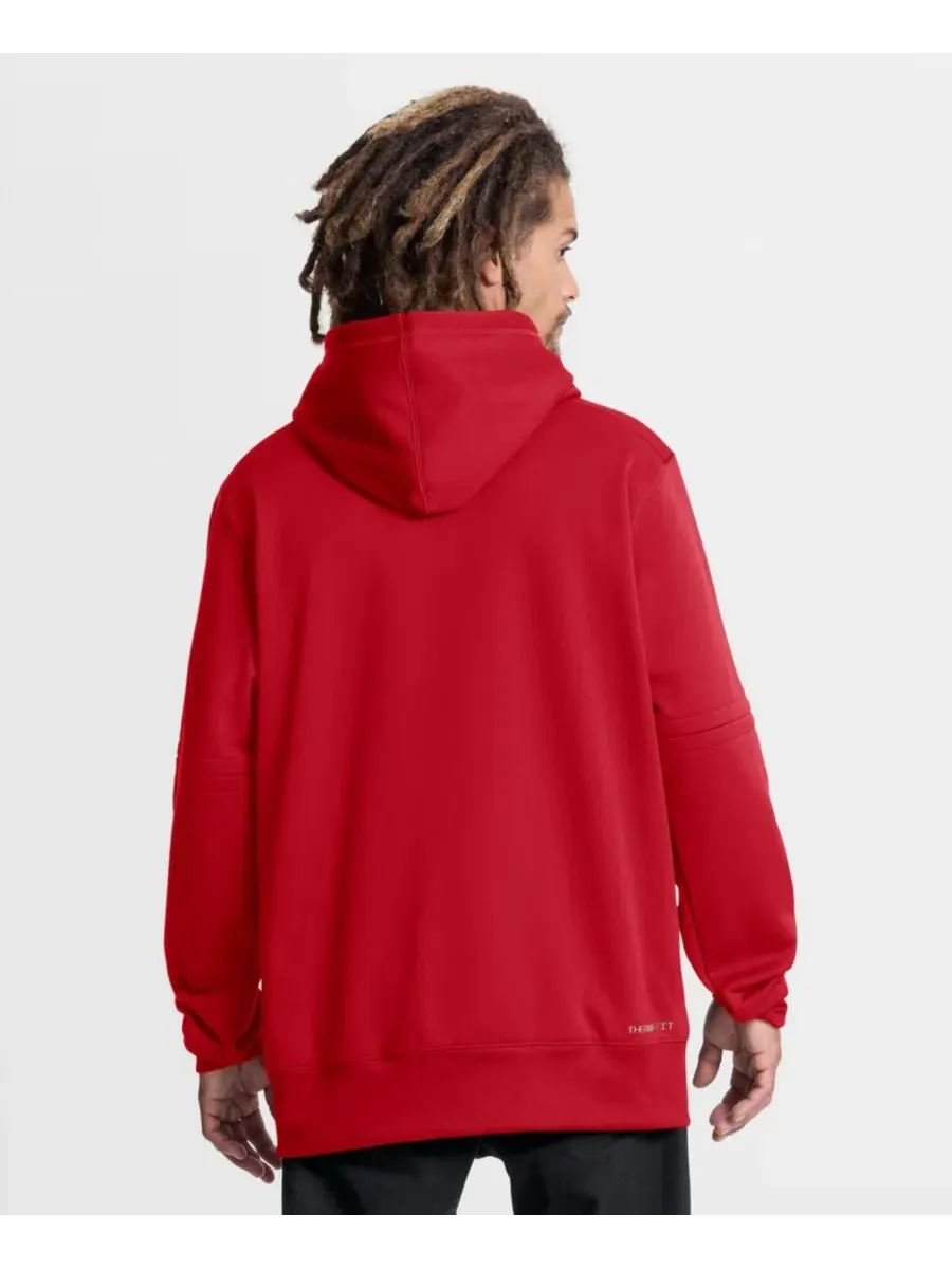 Худи с длинным рукавом, с флисовой подкладкой, Therma-FIT Nike — изображение 4 из 5, красный