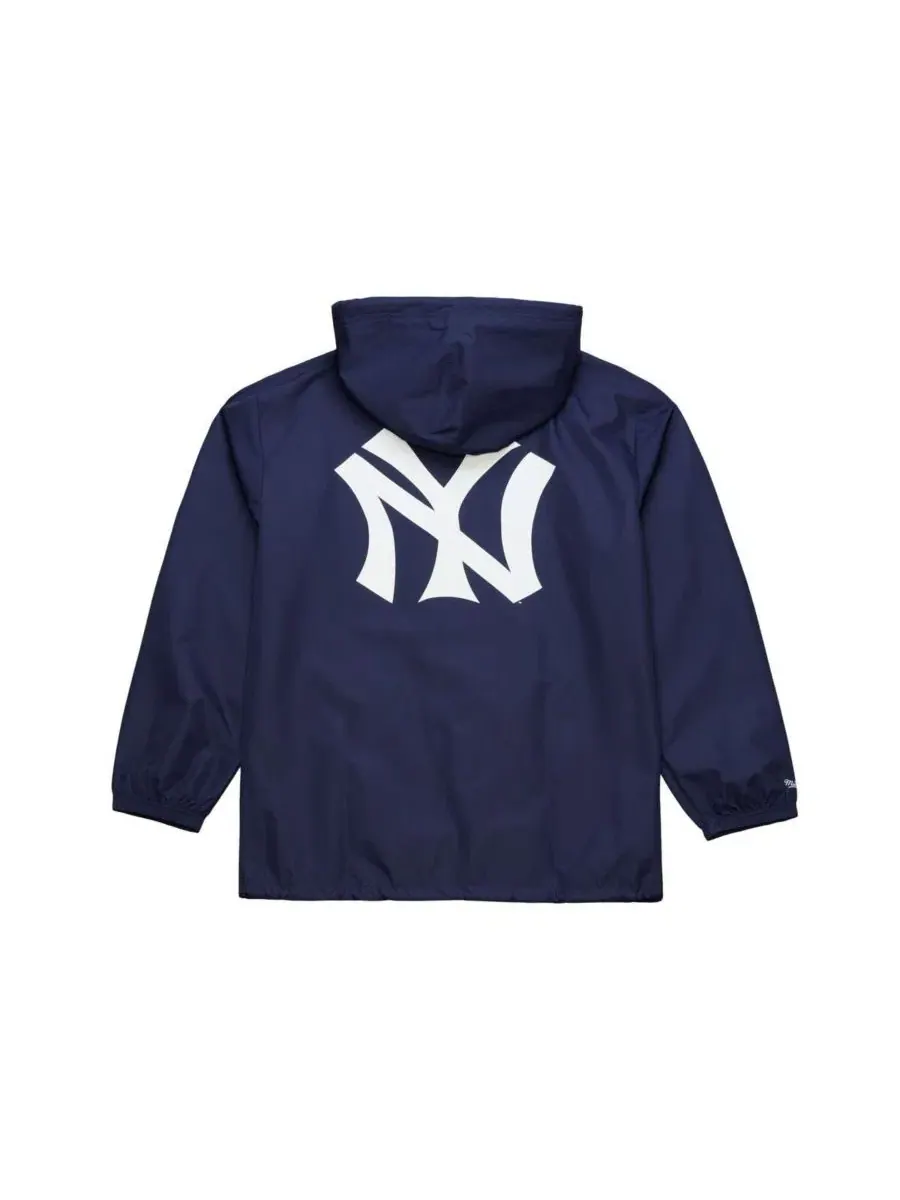Куртка с капюшоном NY Yankees Mitchell & Ness — изображение 2 из 4, темно-синий