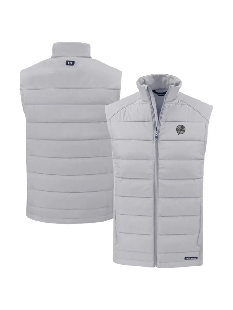 Мужской жилет с принтом New York Yankees Evoke Hybrid Eco Softshell Cutter & Buck
