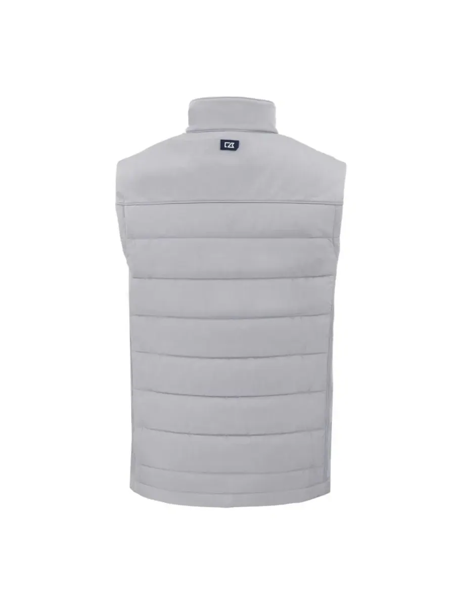 Мужской жилет с принтом New York Yankees Evoke Hybrid Eco Softshell Cutter & Buck — изображение 3 из 3, серый