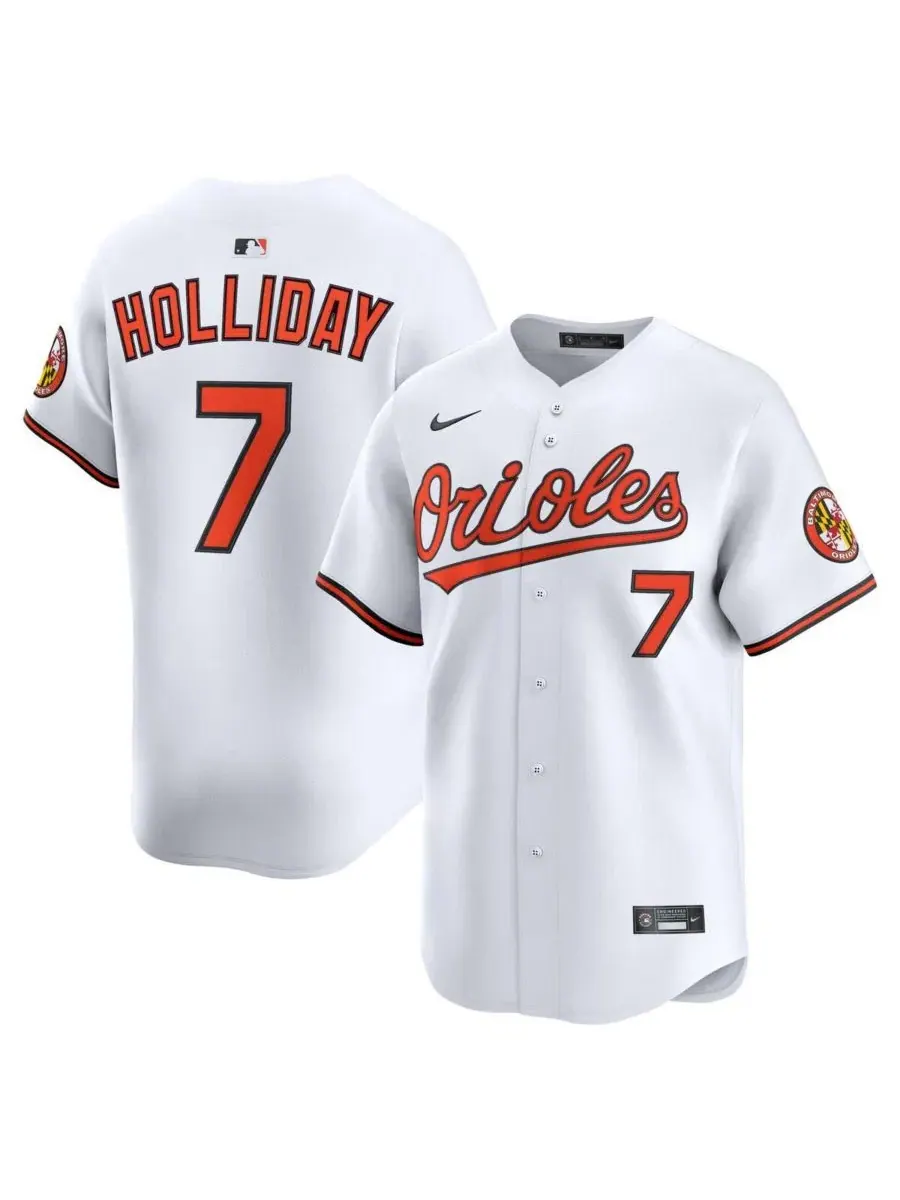 Джерси Nike Men's Jackson Holliday White Baltimore Orioles Home Limited
