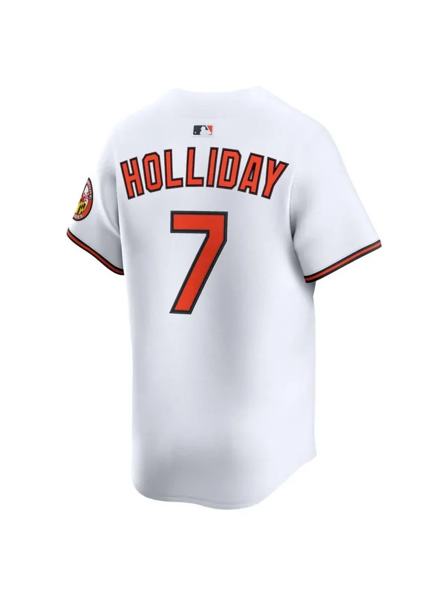 Джерси Nike Men's Jackson Holliday White Baltimore Orioles Home Limited — изображение 3 из 3, белый