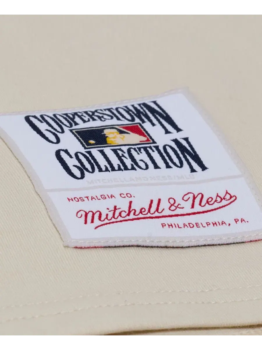 Женская футболка-кроп с принтом San Francisco Giants Cooperstown Yacht Rock Boxy Mitchell & Ness — изображение 2 из 5