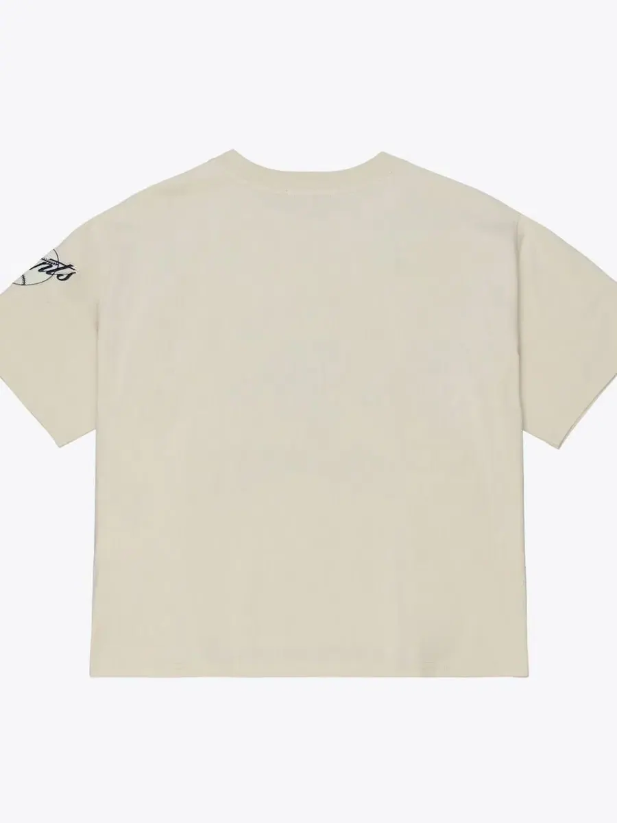 Женская футболка-кроп с принтом San Francisco Giants Cooperstown Yacht Rock Boxy Mitchell & Ness — изображение 3 из 5