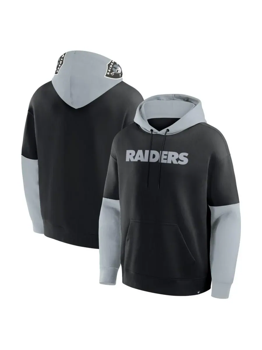 Fanatics Мужская черная толстовка с капюшоном в виде шлема команды Las Vegas Raiders
