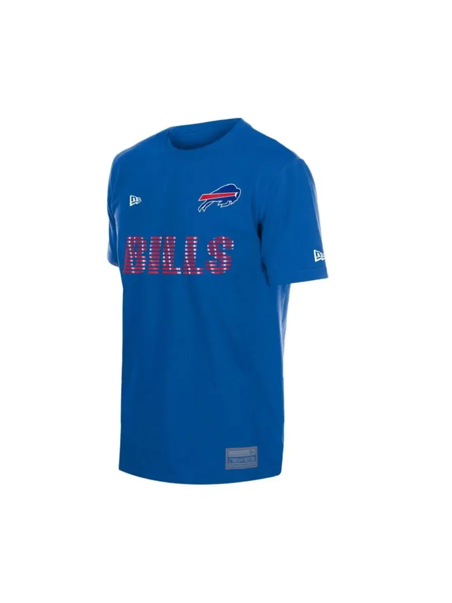Футболка с принтом Match Buffalo Bills New Era — изображение 4 из 5, королевский