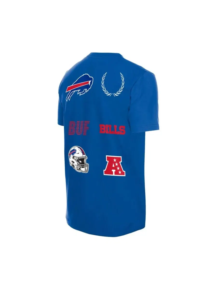Футболка с принтом Match Buffalo Bills New Era — изображение 5 из 5, королевский