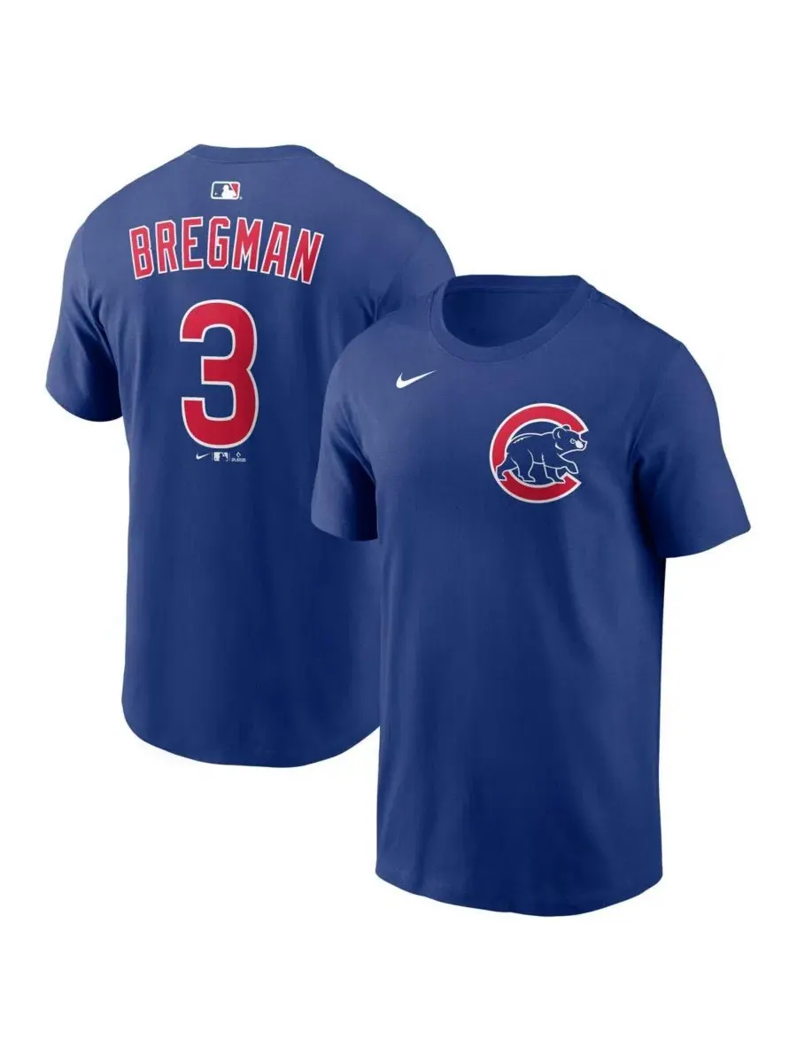 Футболка с именем и номером игрока, модель Alex Bregman Nike