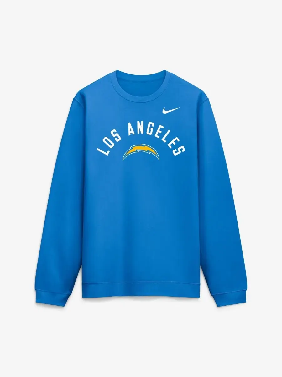 Свитшот Nike Defensive Leader Club с принтом, Los Angeles Chargers