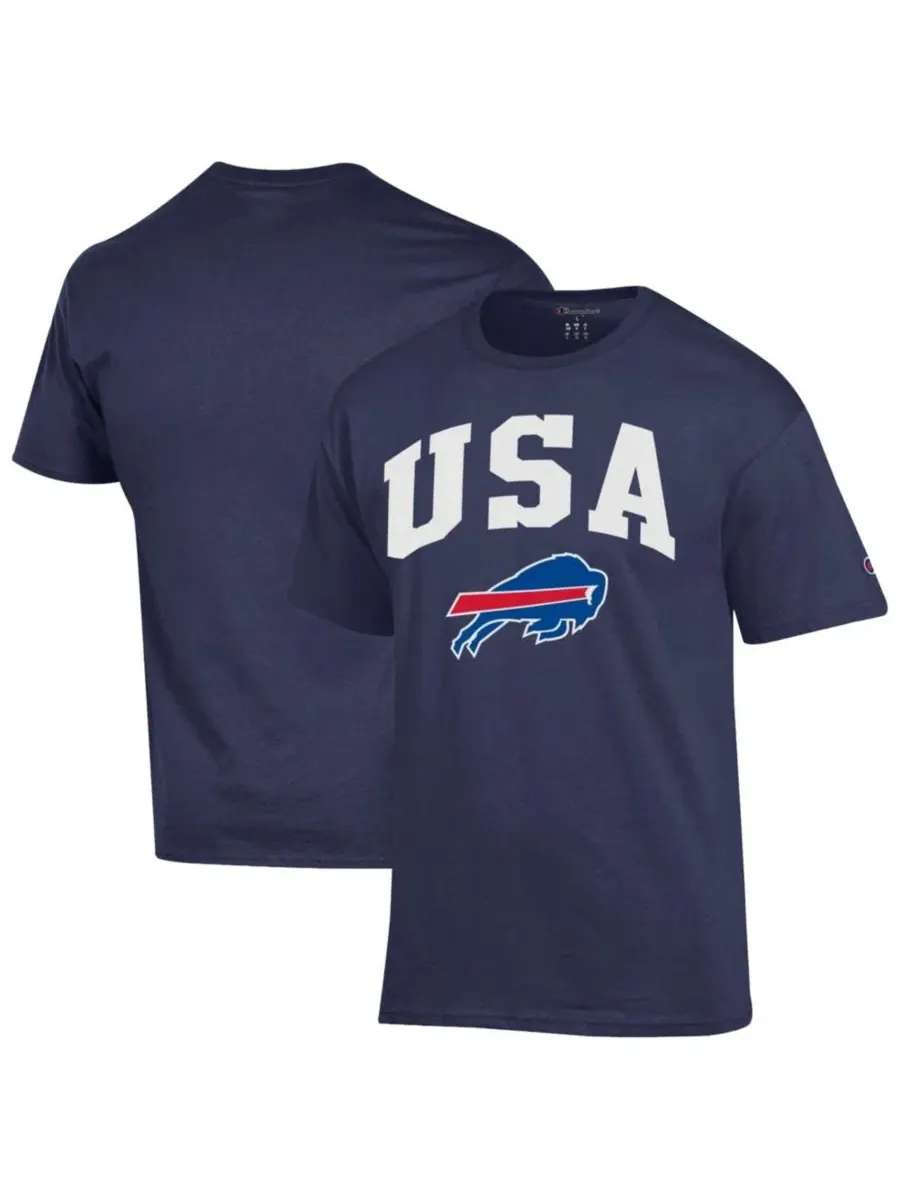 Футболка с длинным рукавом Americana Buffalo Bills Champion