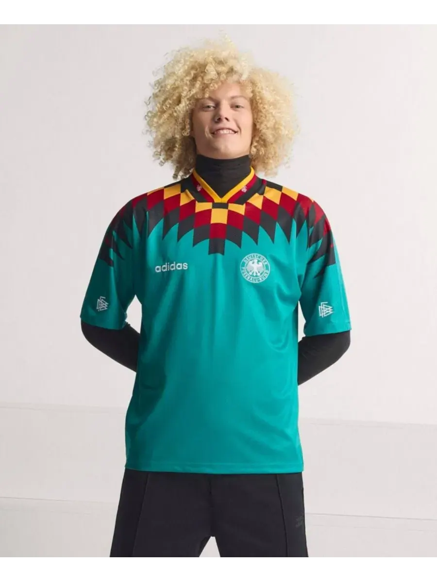Футболка футбольная с принтом Germany National Team 1994 Away Bringback Jersey adidas