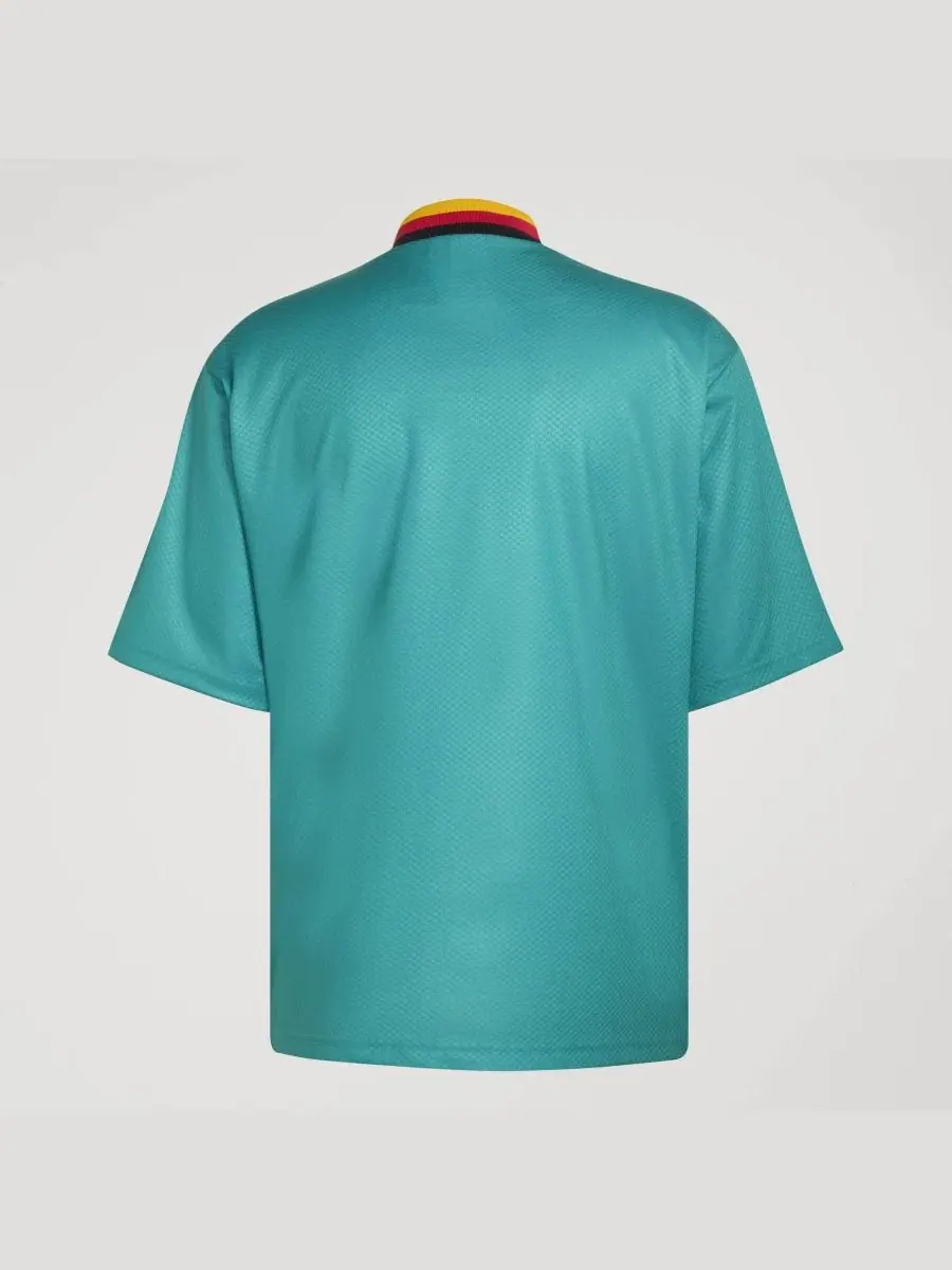 Футболка футбольная с принтом Germany National Team 1994 Away Bringback Jersey adidas — изображение 2 из 5, зеленый
