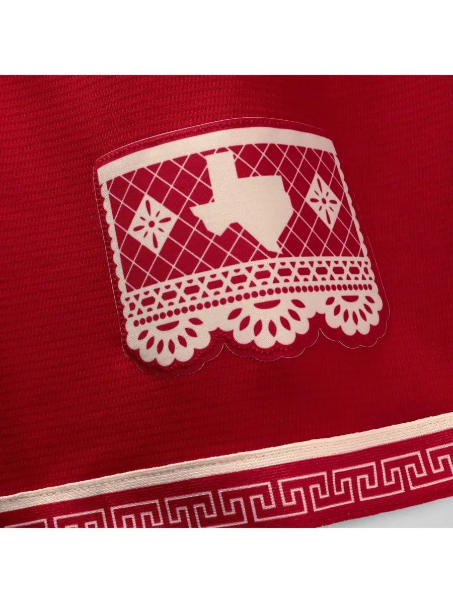 Джерси стадионное с коротким рукавом Wyatt Langford Red Texas Rangers 2026 City Connect Stadium Nike — изображение 7 из 7