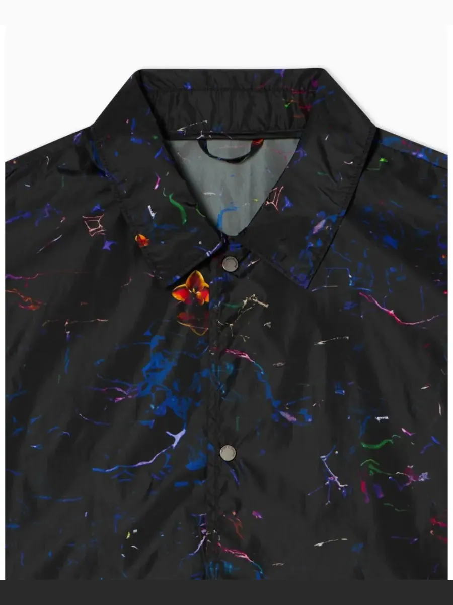 Мужская нейлоновая куртка с цветочным принтом A|X Armani Exchange, Flower Print — изображение 4 из 4