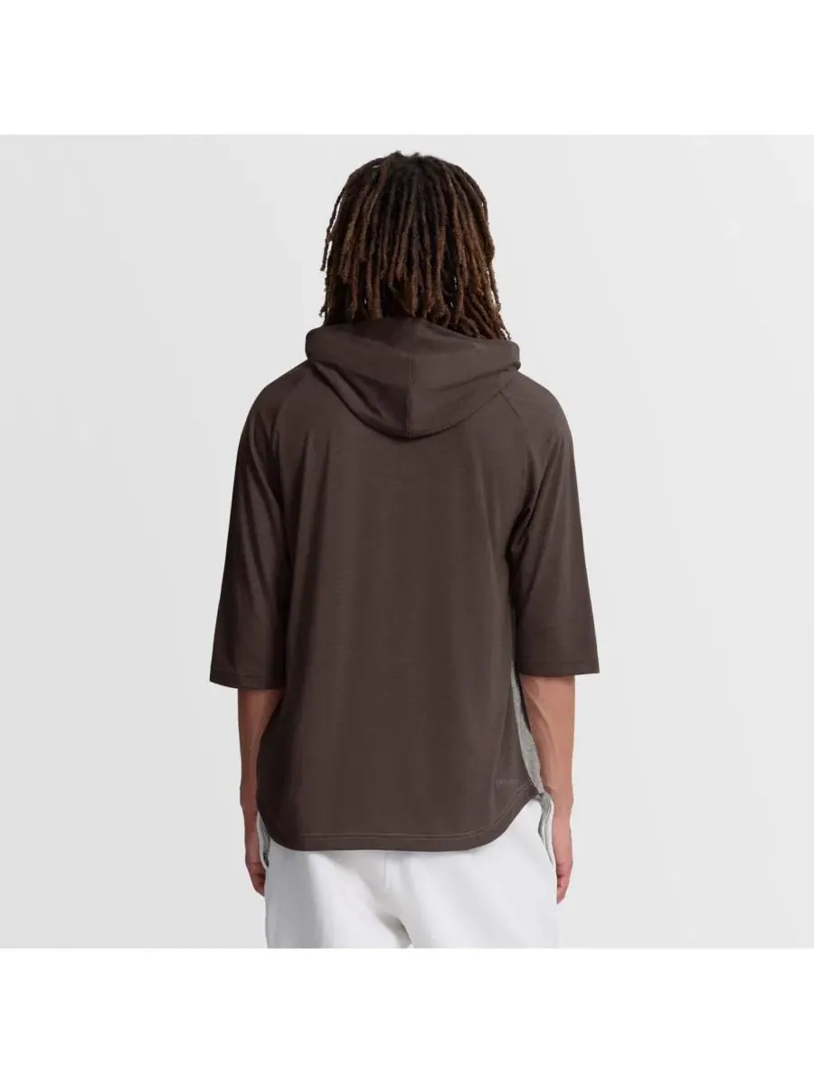 Мужская серая толстовка San Diego Padres Authentic Collection Flux Dri-FIT с рукавами реглан 3/4 — изображение 2 из 4, серый
