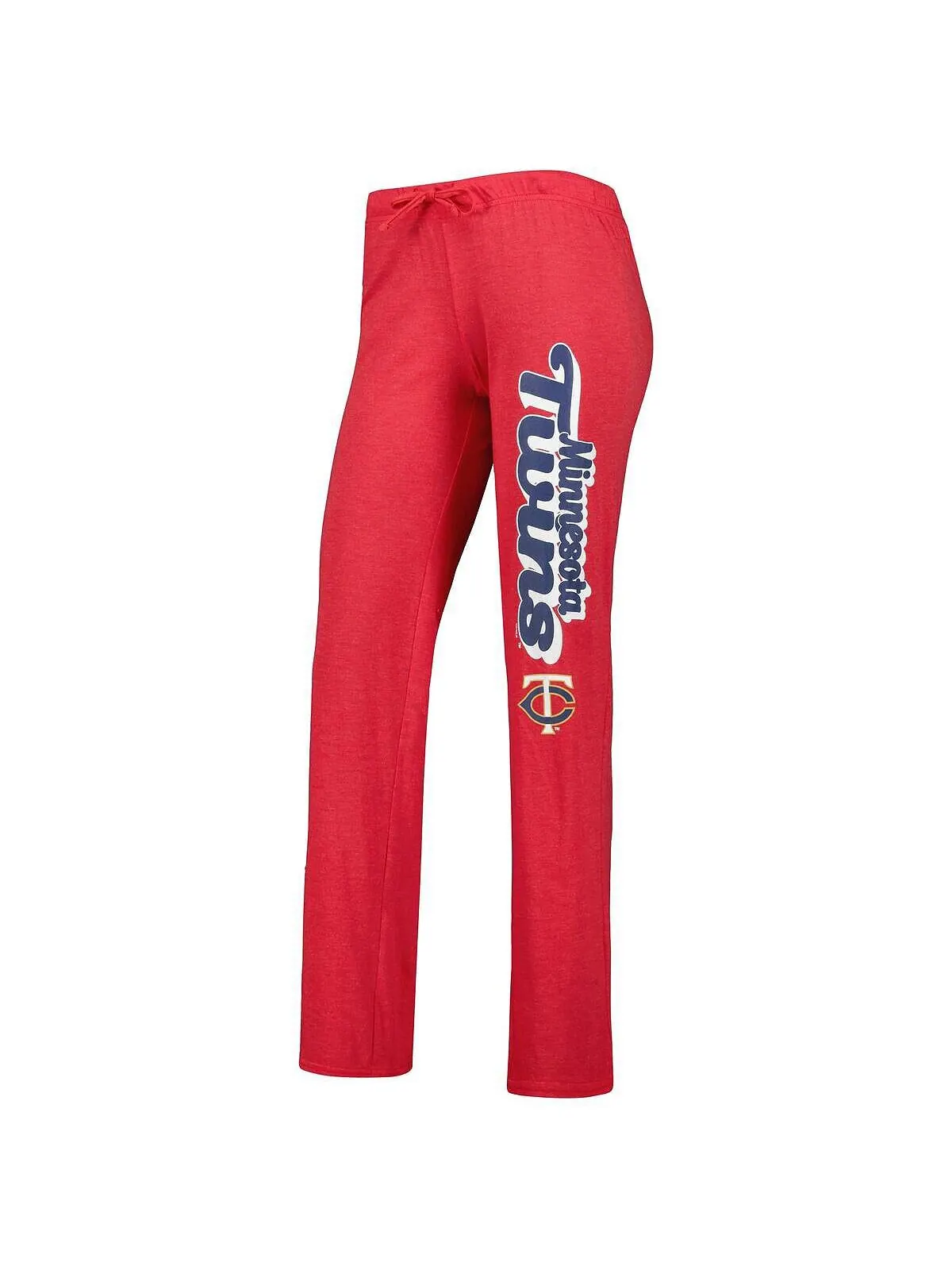 Женский комплект из топа на бретельках и брюк для сна с надписью «Heather Red» и «Heather Navy — изображение 3 из 3