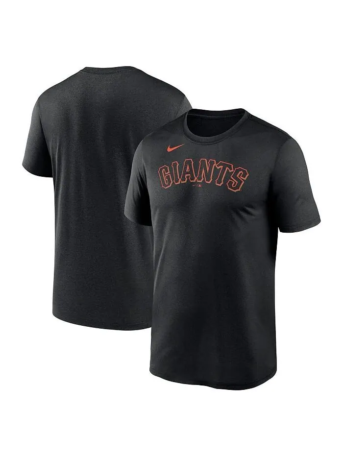 Мужская черная футболка с надписью San Francisco Giants New Legend Nike