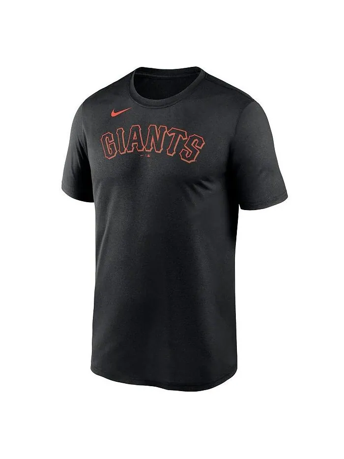 Мужская черная футболка с надписью San Francisco Giants New Legend Nike — изображение 3 из 3, черный
