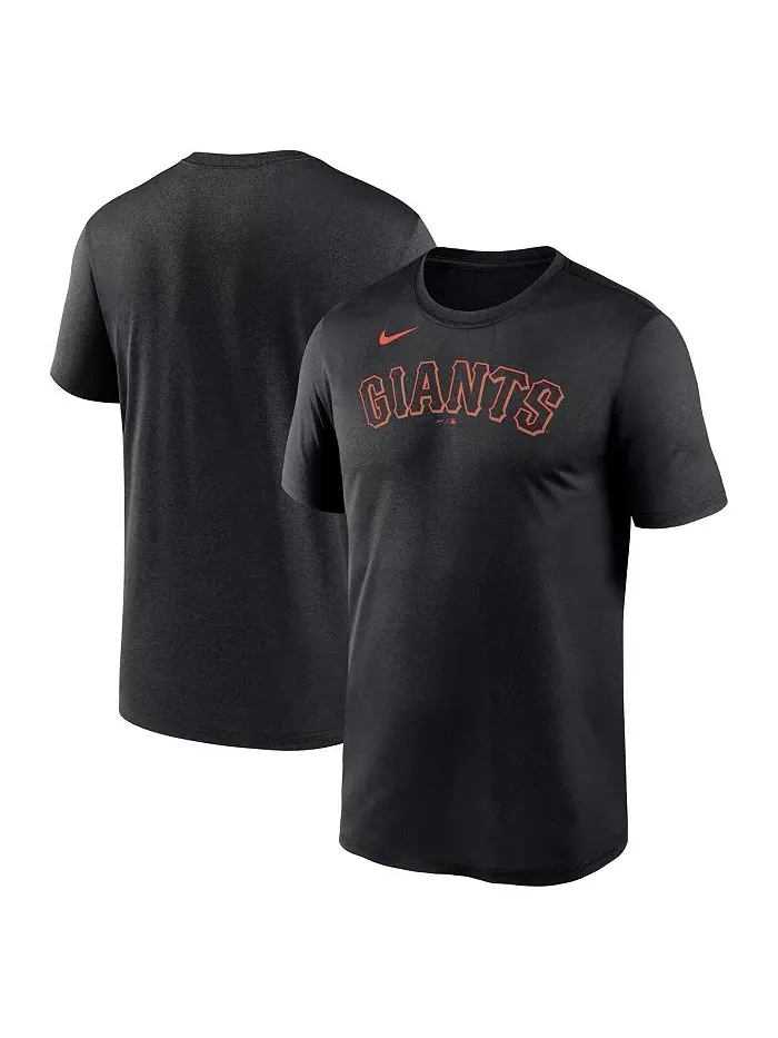 Мужская черная футболка San Francisco Giants New Legend Wordmark Nike — изображение 1 из 3