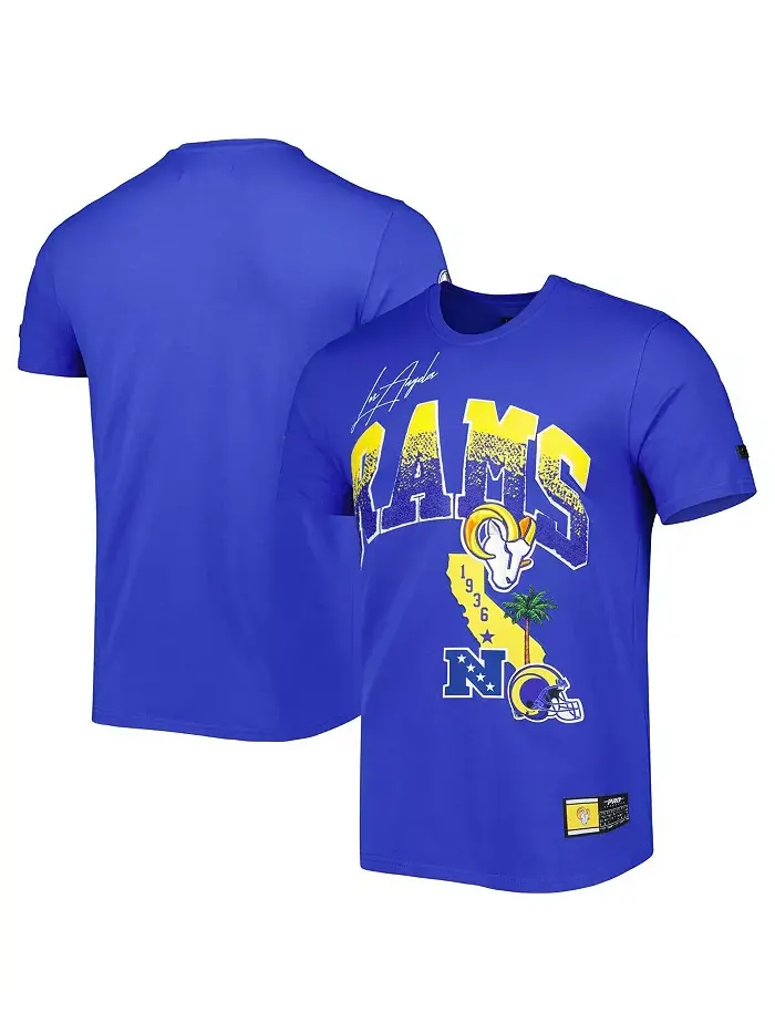 Мужская футболка Hometown Collection Royal Los Angeles Rams Pro Standard — изображение 1 из 5