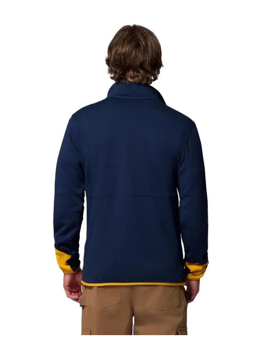 Мужской свитшот с полузастежкой-молнией Hike Omni-Wick Half-Zip Pullover Columbia — изображение 2 из 5, темно-синий