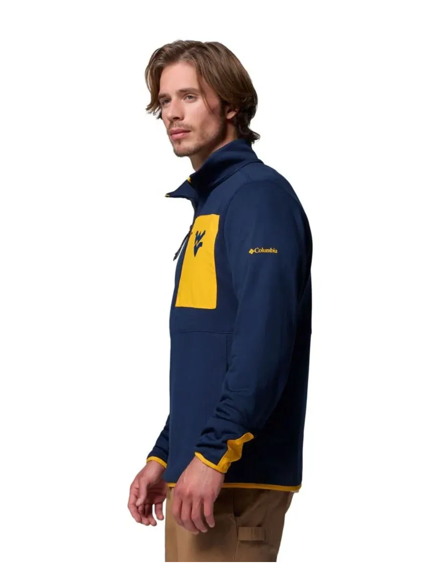 Мужской свитшот с полузастежкой-молнией Hike Omni-Wick Half-Zip Pullover Columbia — изображение 3 из 5, темно-синий