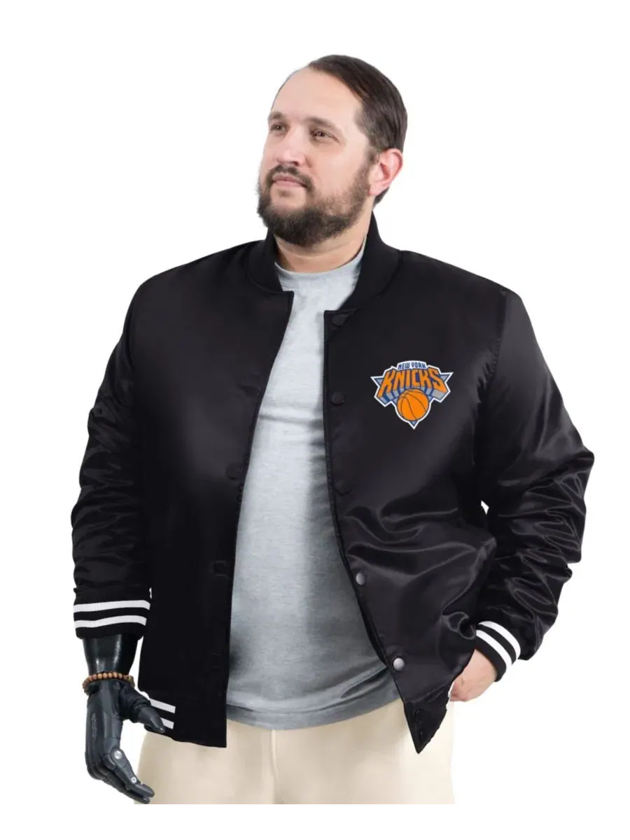 Куртка-ветровка с магнитной застежкой, модель Bold Logo G-III Sports by Carl Banks — изображение 3 из 4, черный