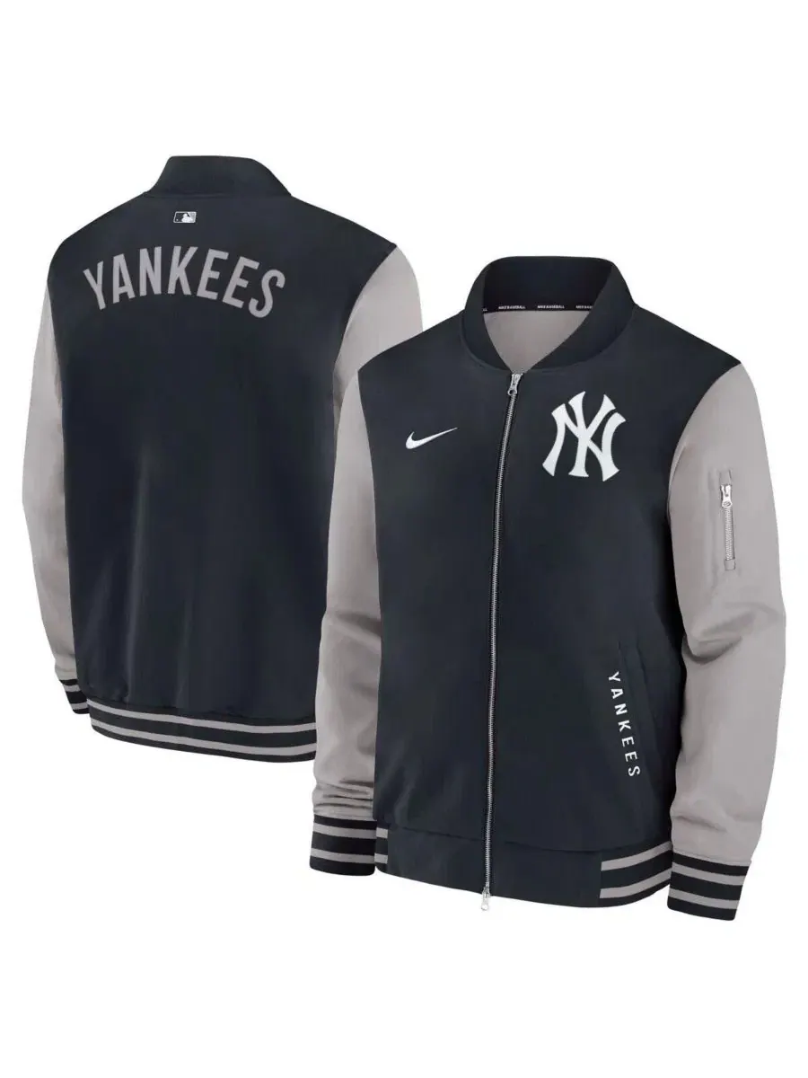 Куртка-бомбер Nike New York Yankees Authentic Collection Dugout Full-Zip