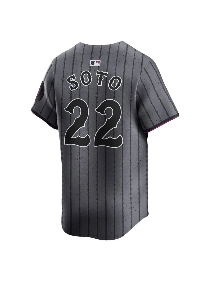 Мужская футболка Juan Soto Gray New York Mets City Connect Limited Jersey Nike — изображение 3 из 3, серый