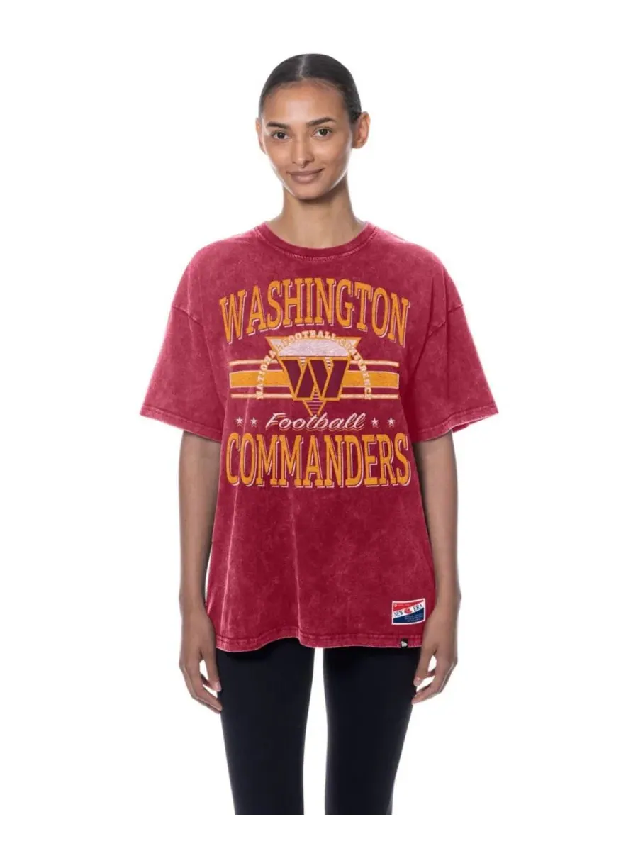 Футболка оверсайз с принтом New Era, Washington Commanders Throwback Oversized