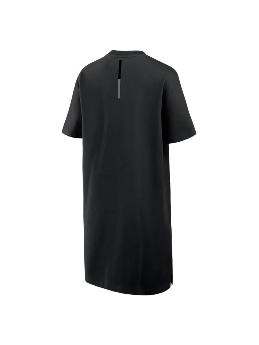 Платье-футболка с принтом New Orleans Saints Elements Go Tri-Blend Fanatics — изображение 3 из 5, черный