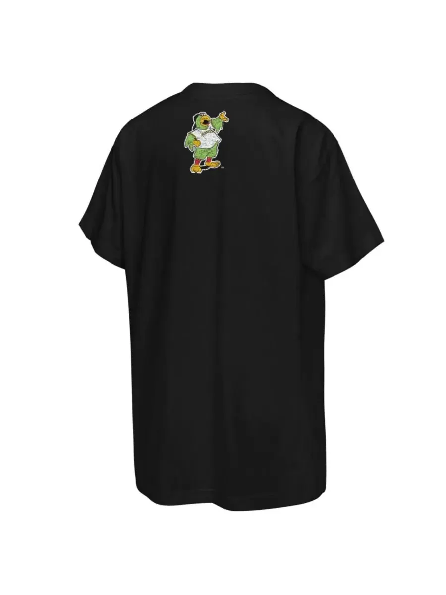 Футболка с принтом талисмана Mitchell & Ness — изображение 2 из 3, черный