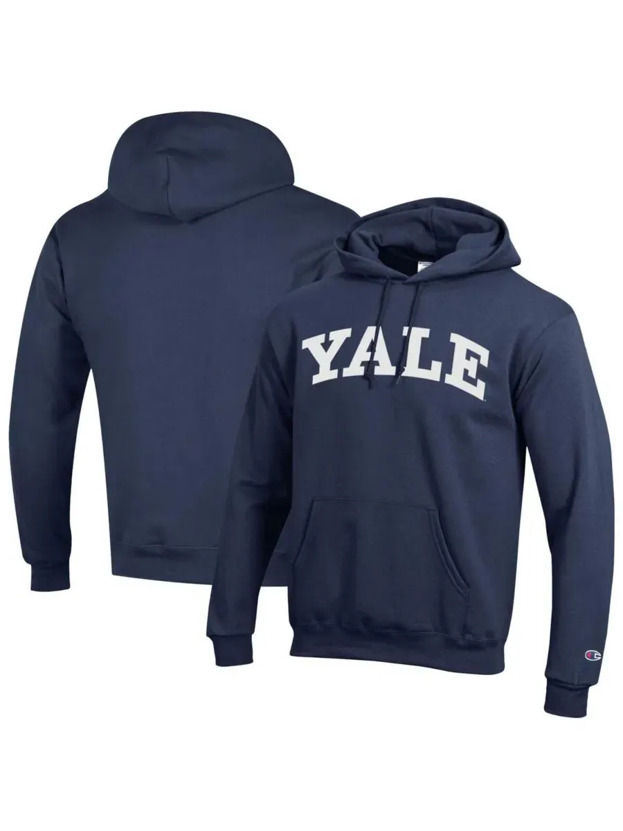 Худи-пуловер с флисом, с капюшоном, Yale Bulldogs Champion