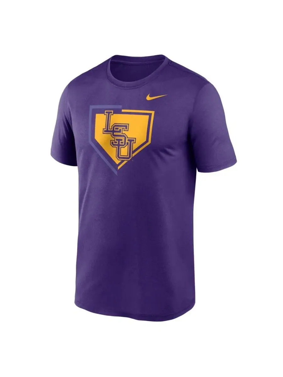 Футболка с коротким рукавом Nike Dri-FIT с принтом, модель Primetime Baseball Icon Legend — изображение 2 из 4, фиолетовый