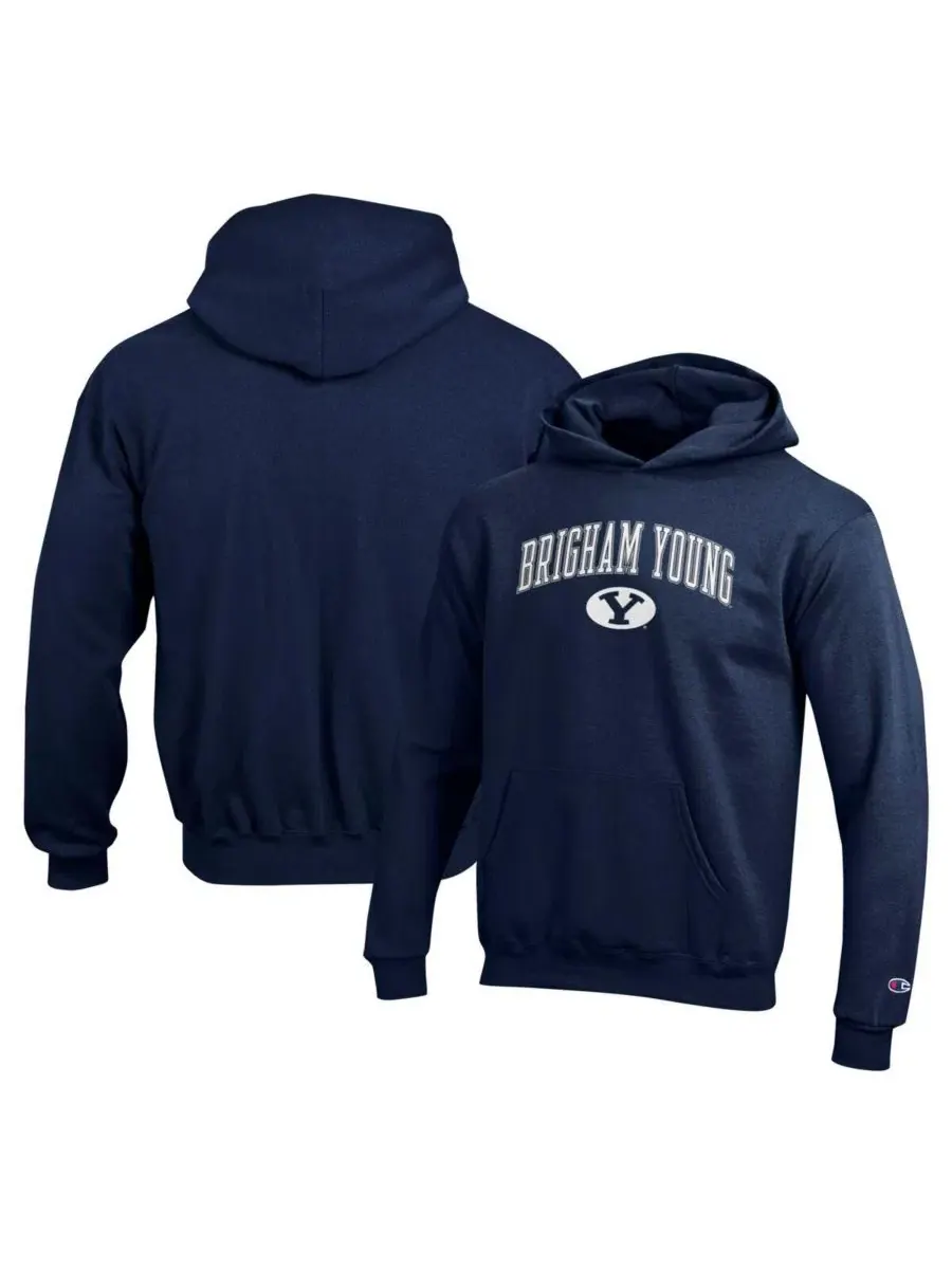 Худи с начесом Navy Champion Campus Pullover Hoodie