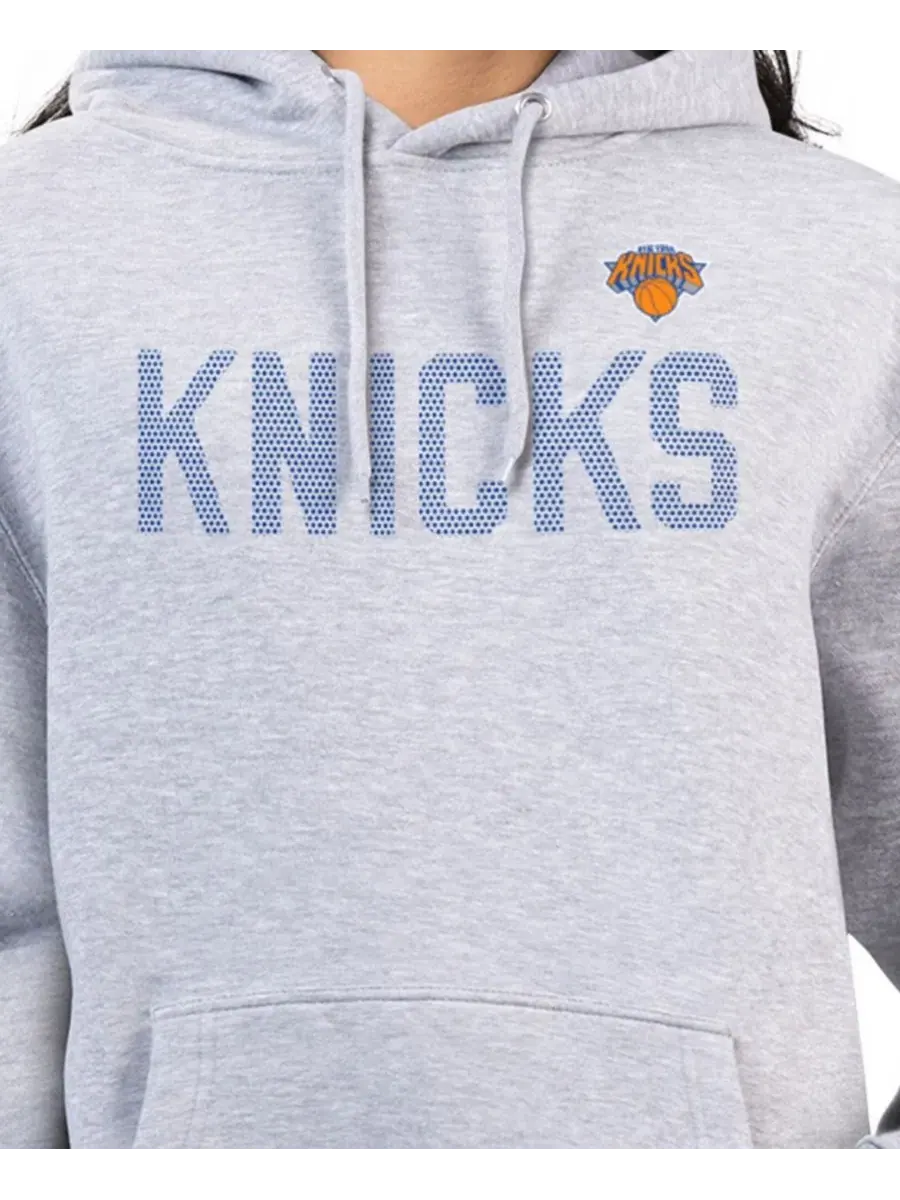 Худи с принтом New York Knicks G-III 4Her by Carl Banks — изображение 3 из 3, серый