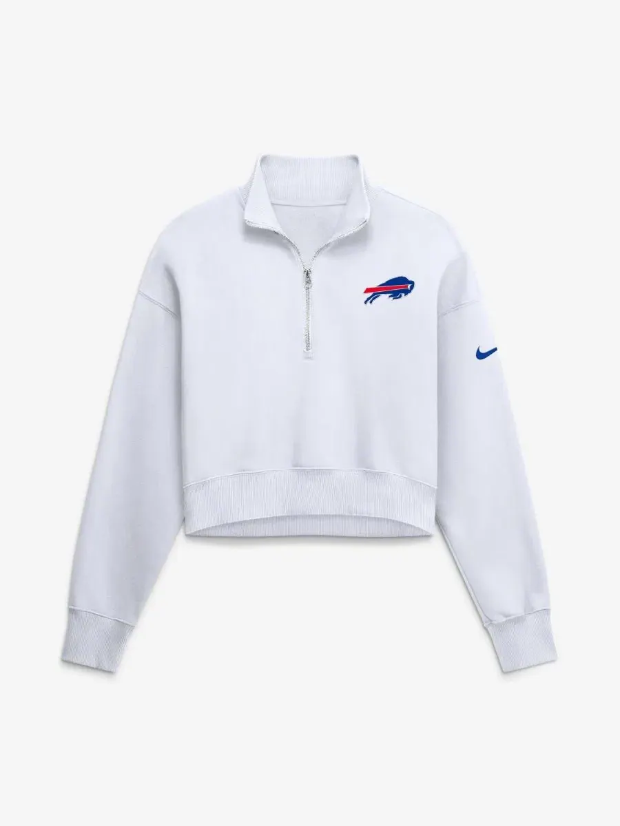 Свитшот с четверть-застежкой Phoenix Fleece Oversized Nike